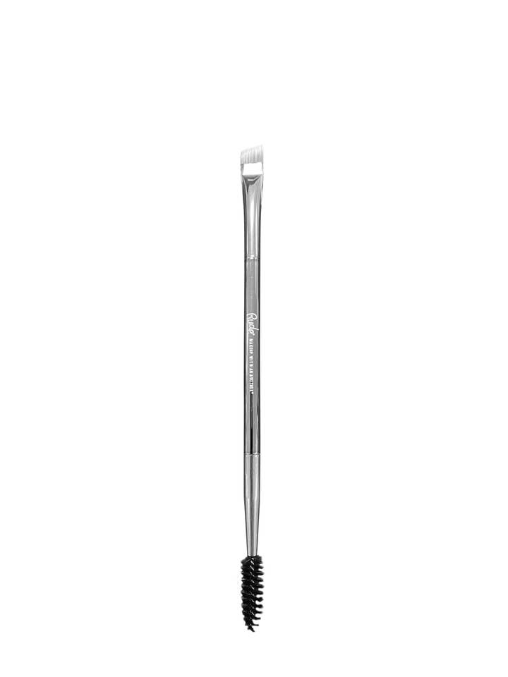 Silver Bullet Duo Eyebrow Brush for wholesale by Fleur Couture