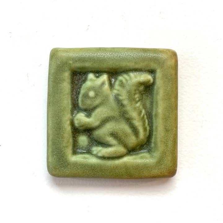 Whistling Frog Tile Inc. - Wholesale Wall Tile - Squirrel Art Tile 2x2"2