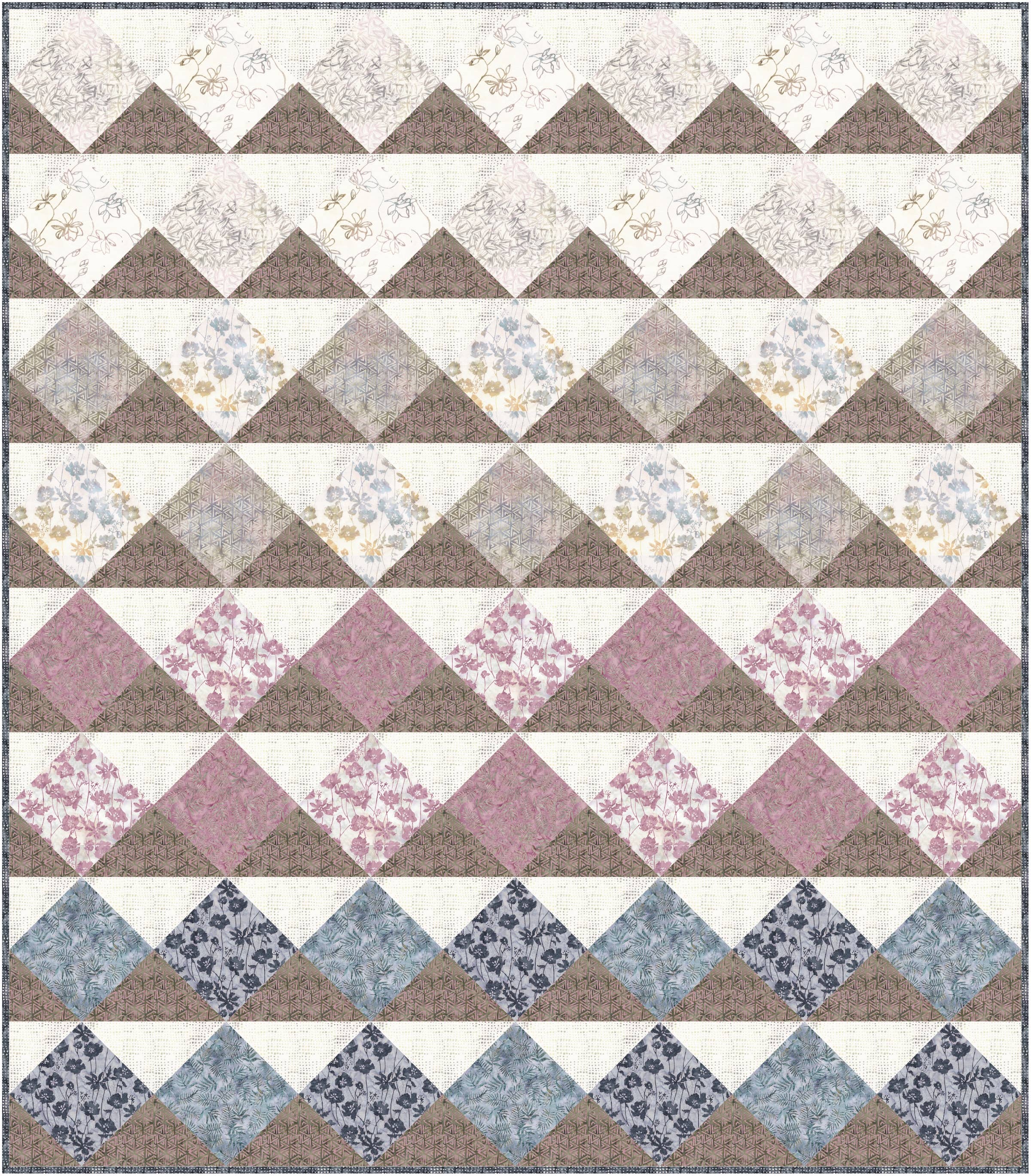 Needle in a Hayes Stack - Wholesale Quilt - Dusk and Dawn1