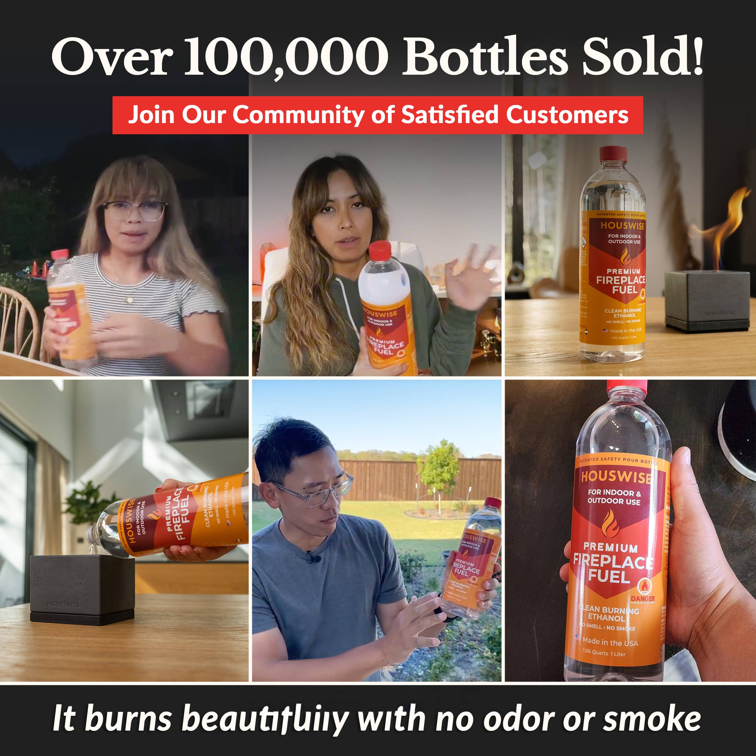 Houswise - Wholesale Lighter - Bio Ethanol Fireplace Fuel Smokeless Eco-Friendly Lighter6