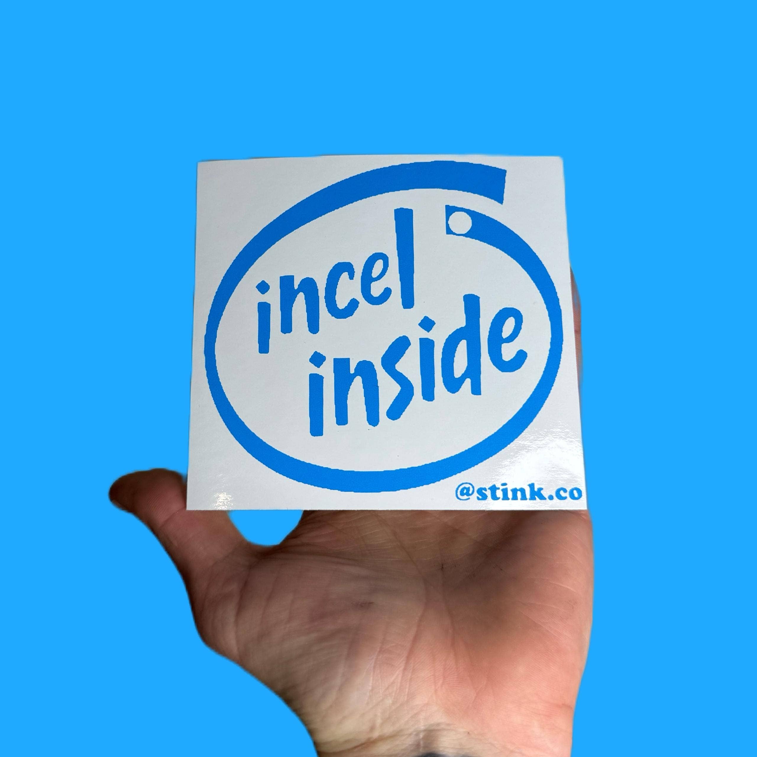 Stink Corporation - Vente Autocollant - Autocollant Pare-chocs Incel Inside