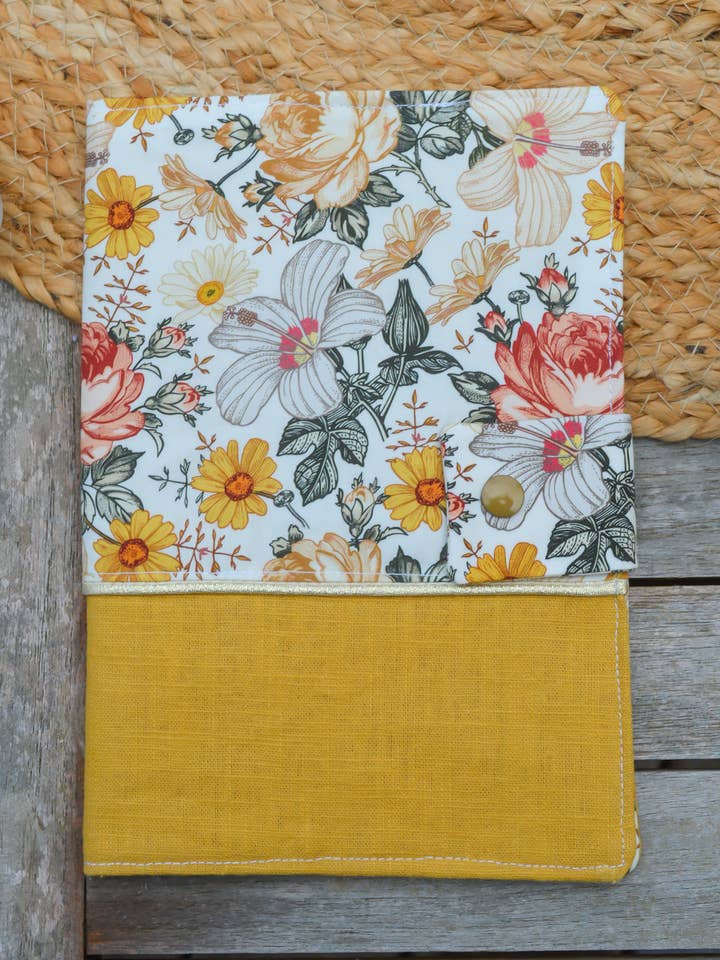 “English Garden” health book cover for wholesale by Un hibou dans le papier