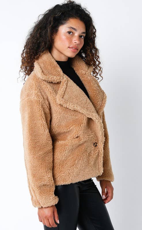 Olivaceous - Wholesale Jacket - Women's - Gabby Plush Jacket11