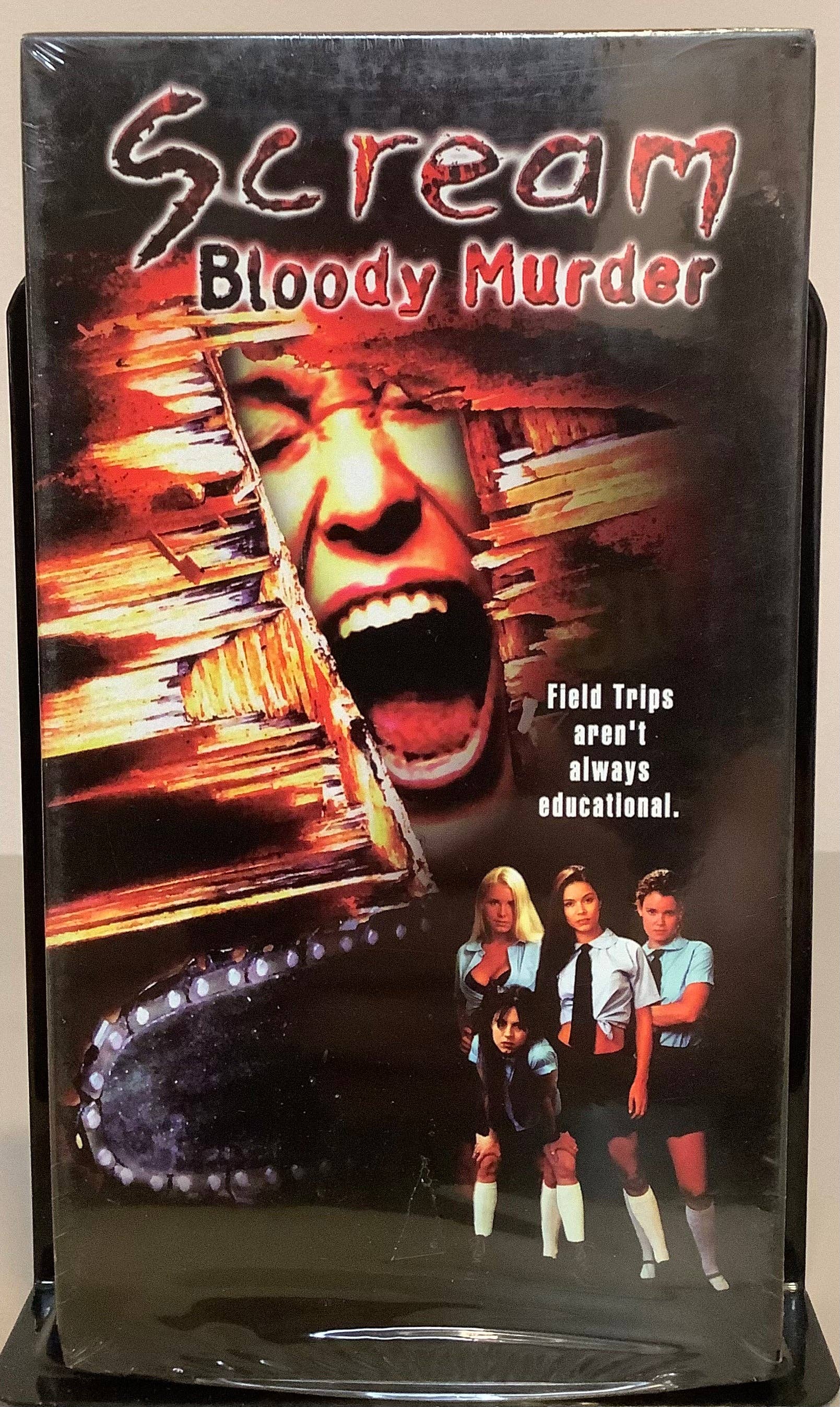 Real Retro – wholesale Musiktillbehör – SCREAM BLOODY MURDER VHS-kassett Förseglad Läskig Skräckfilm0