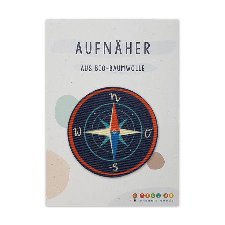 Écusson Boussole Bio pour la vente par Tell Me