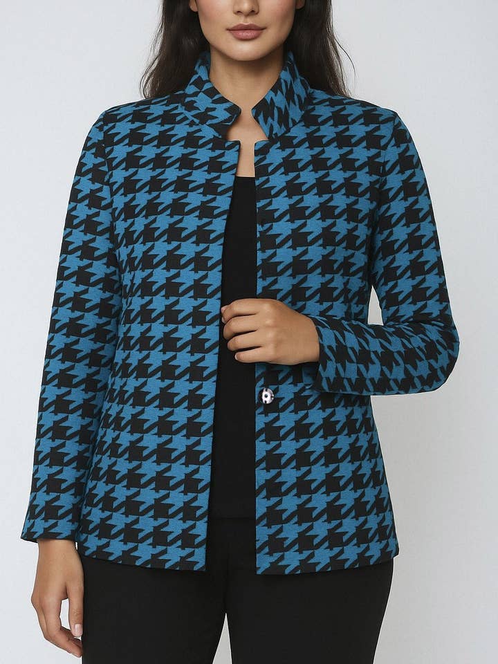 J'envie - Wholesale Jacket - Women's - The Glasgow Houndstooth Jacket3