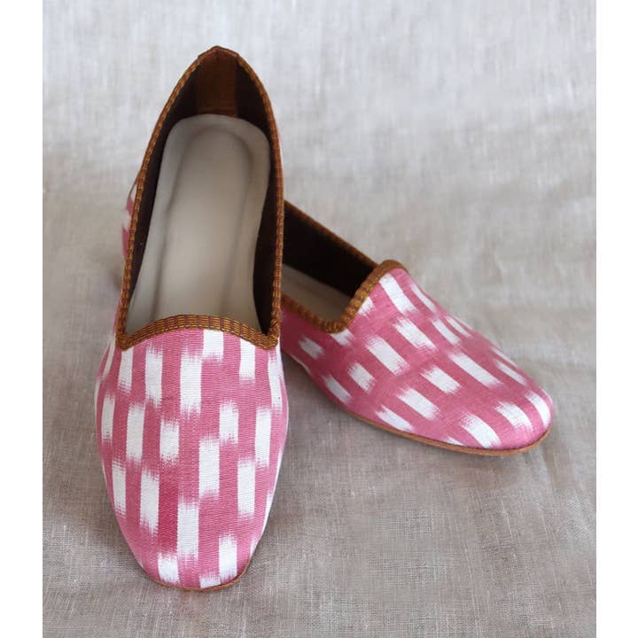 Mocassini in Velluto di Seta Ikat 049 per la vendita all'ingrosso da parte di MIASETA