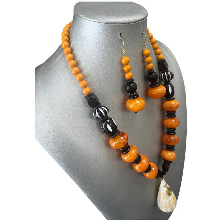 African Stars - Wholesale Jewelry Set - African Tribal Style Necklace Set1