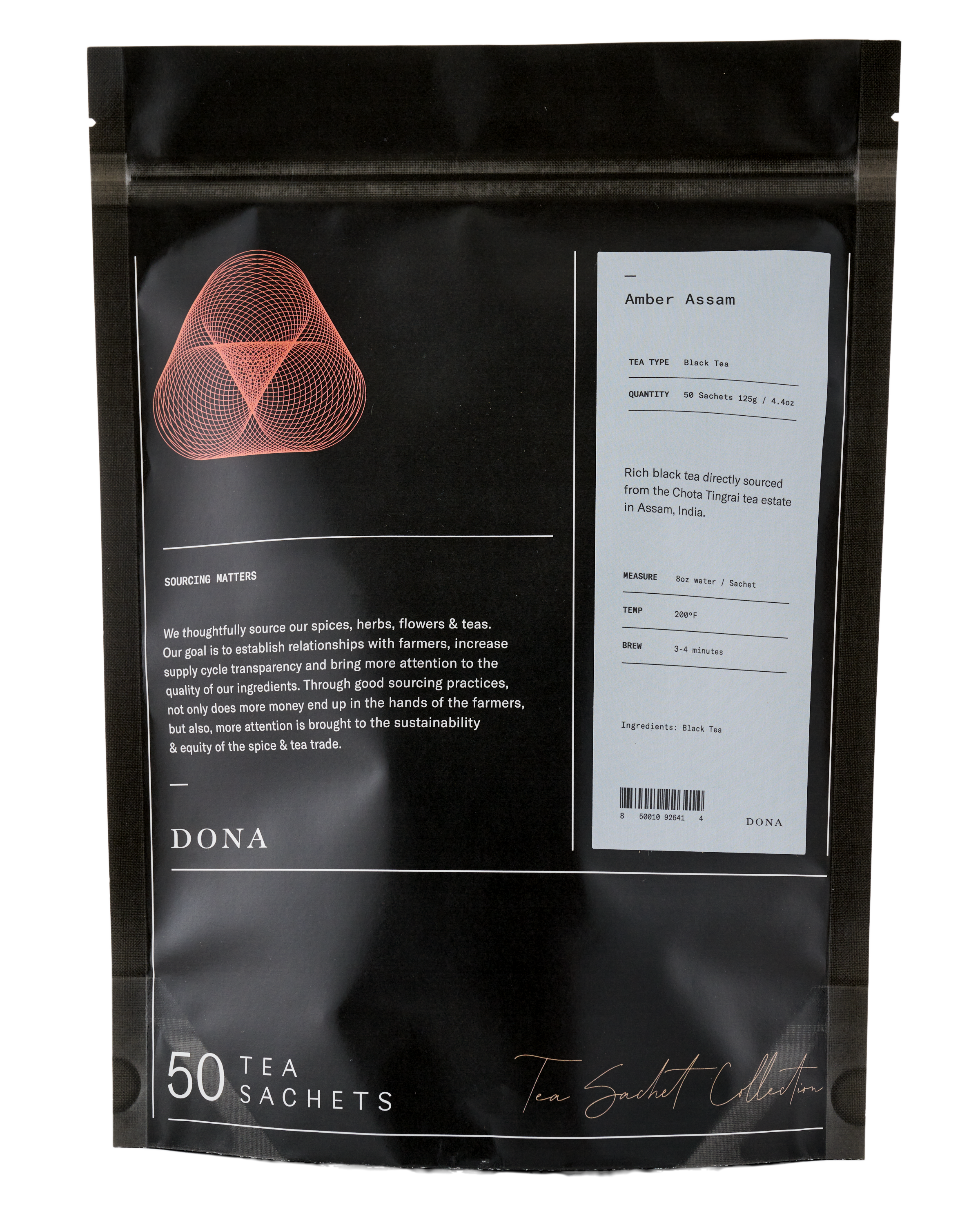 DONA – Engroshandel Teposer – Bulk poser Sort te (50 tæller)9