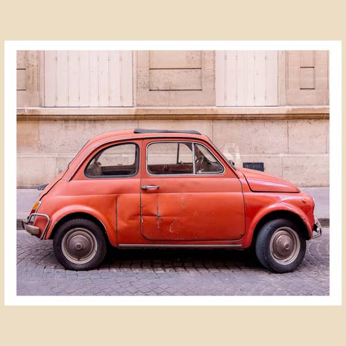 Paris Art Print (11x14): O Carro Laranja na Rue de Narbonne por atacado de Charlotte to Paris