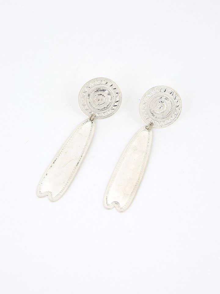 Grandes boucles palmettes for wholesale by Ombre Claire