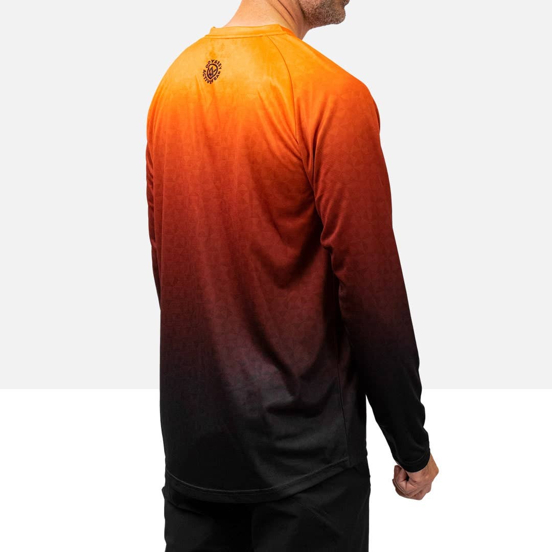Odyssey Activewear - Wholesale Sporttop - Heren - Triangulation Molten MTB-shirt met lange mouwen10