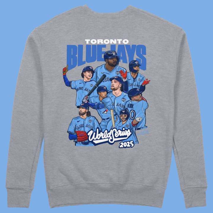 Stacy Marie Stranzl - Wholesale Graphic Sweatshirt - Unisex - Toronto Blue Jays Crewneck Sweatshirt3