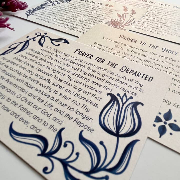 DRAW NEAR DESIGNS, LLC - Wholesale Religious card - Prayer Cards (white)1