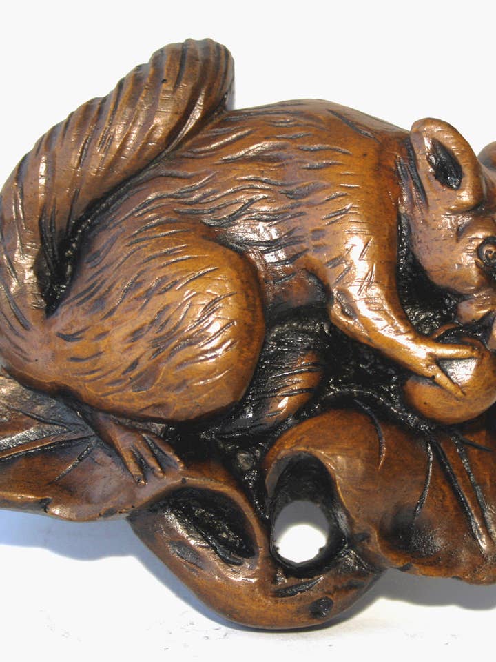 Squirrel - Reproduction Lincoln Cathedral Carving. for wholesale by Oakapple Designs Ltd