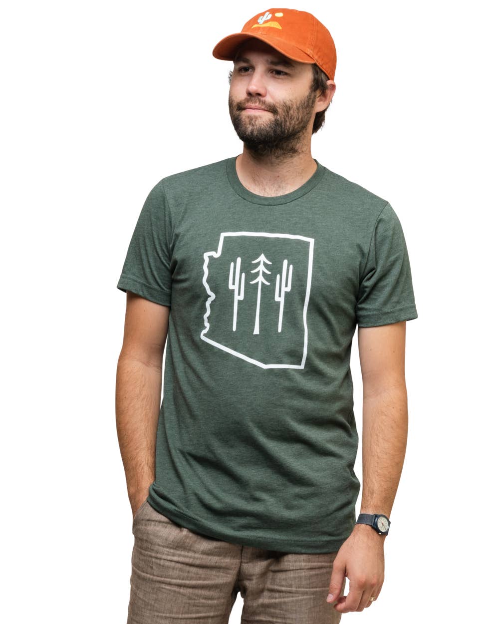 Keep Nature Wild - Wholesale Screen Printed T-Shirt - Unisex - Arizona Wilderness Unisex Tee | Heather Forest13