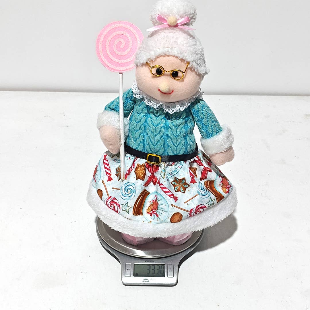 UNISHE - Wholesale Decorative Tabletop Object - Christmas Decoration Pink Telescopic Doll Ornament HB0937