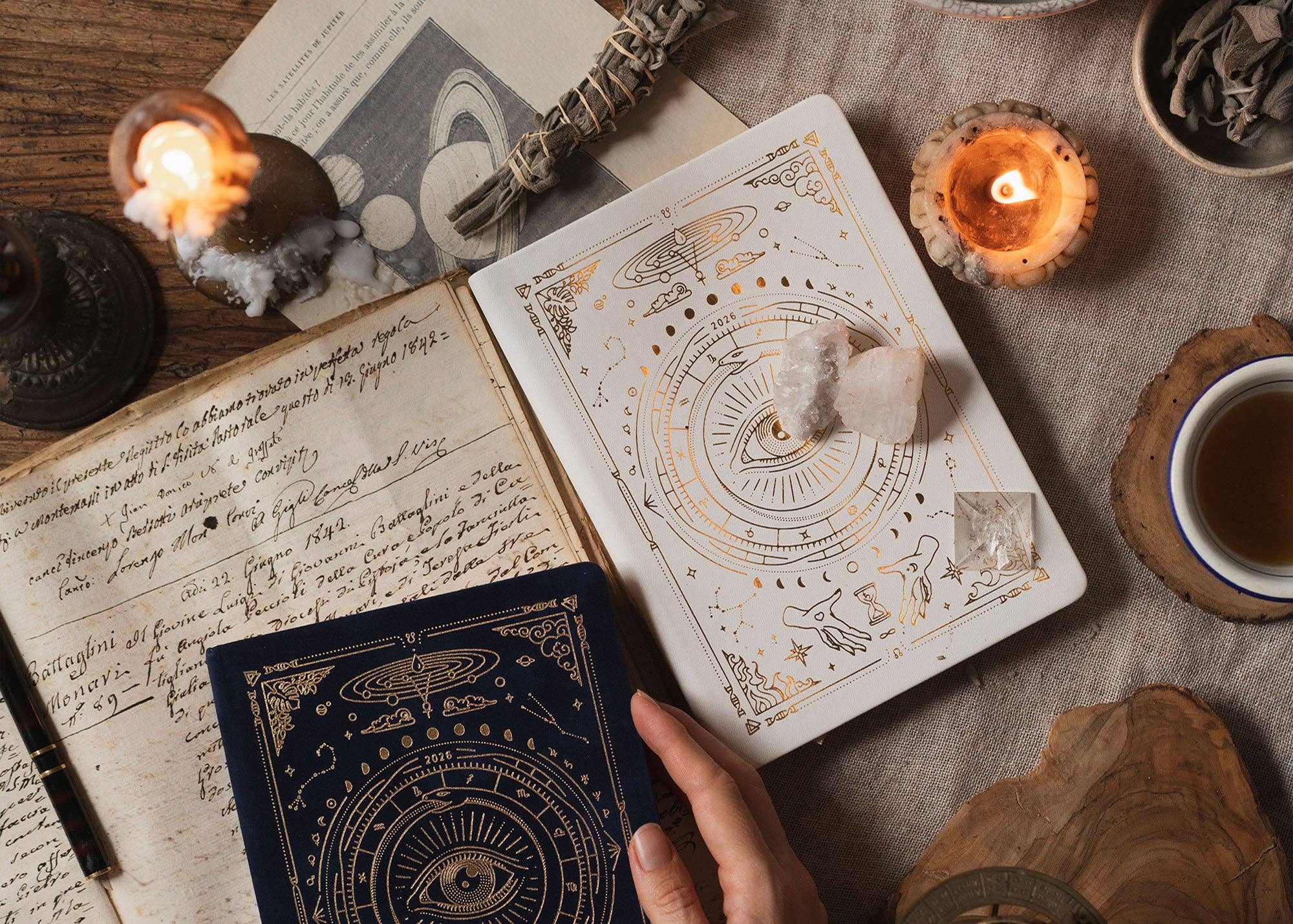 2026 Astrological Planner - White for wholesale on Faire13