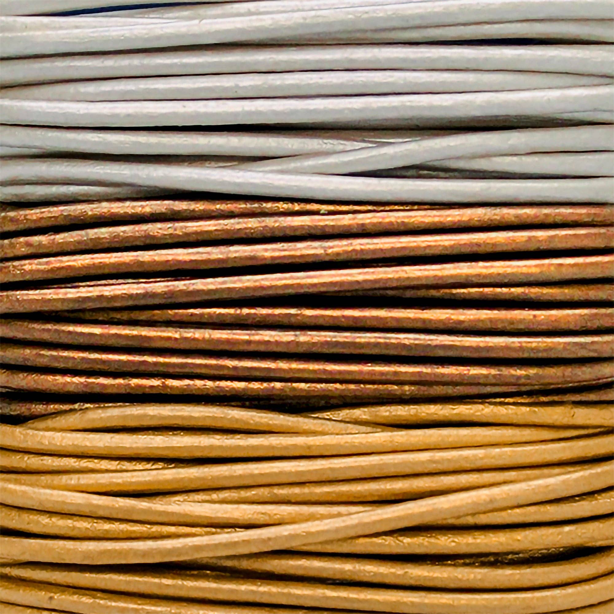 Realeather - Wholesale Craft Supplies - Round Lace Combo Card, 2mm x 8yd7