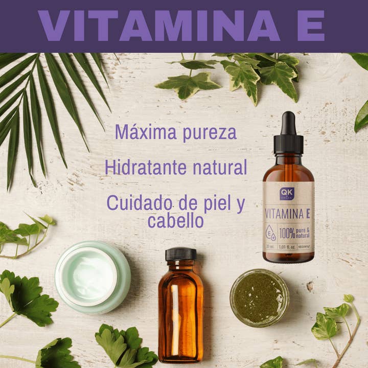 Qknatur - Wholesale Oral Supplement/Vitamin - Pure Liquid Vitamin E (Tocopherol) 30 ml - Natural3
