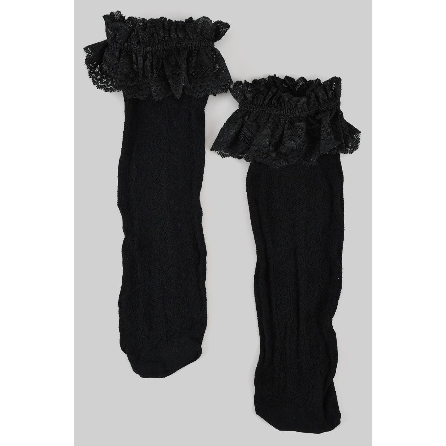 Girly - Wholesale Socks - Women's - FRILLY LACY ANKLE SOCKS1