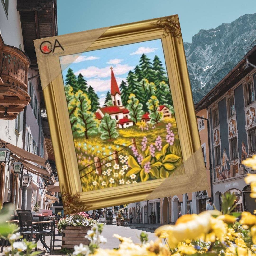 RTO&Collection D'Art (RTO Baltic OU) – wholesale Embroidery/cross-stitch supplies – Tapestry Printed Kit Needlepoint Chapel Collection Dart1