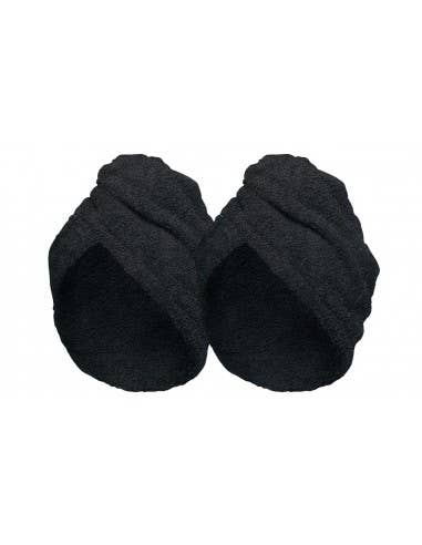 Mani Textile - Wholesale Hair Towel/Wrap - Set of 2 brown hair dry towels