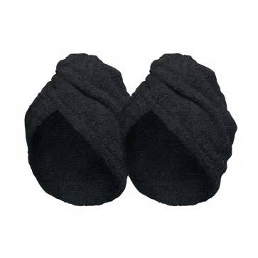 Mani Textile - Wholesale Hair Towel/Wrap - Set of 2 brown hair dry towels0