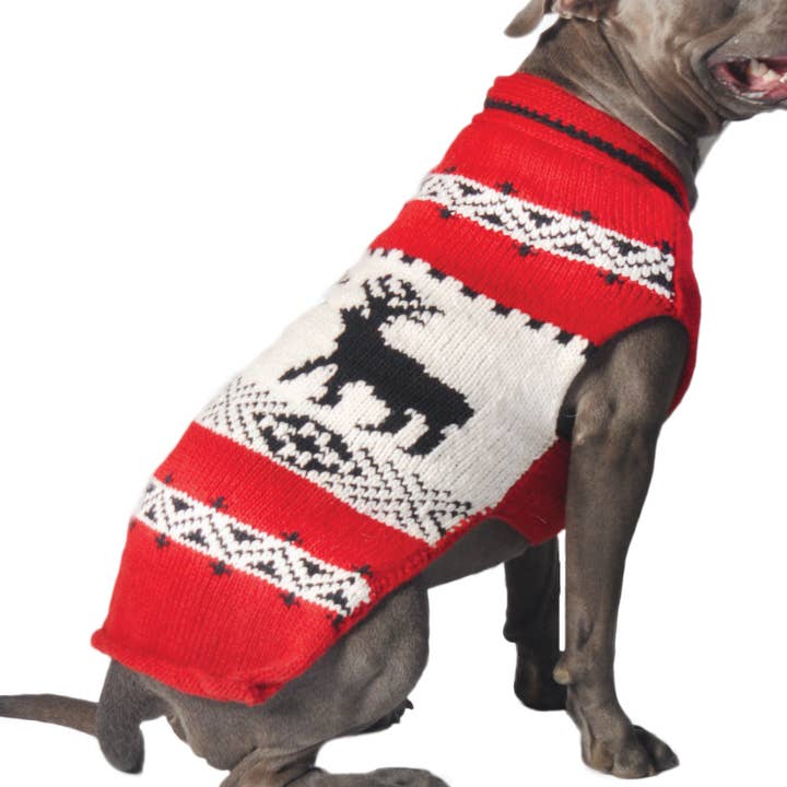 Trui voor honden van Red Deer voor wholesale door CHILLY DOG LLC