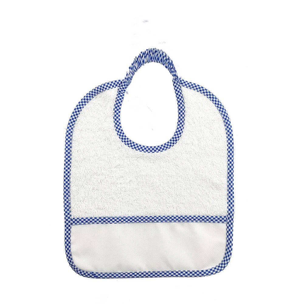 Almatex srl – Engroshandel Hagesmæk - Baby – 6 små hagesmække 24x27 med ELASTIK, tilpasset med det navn, du ønsker.9