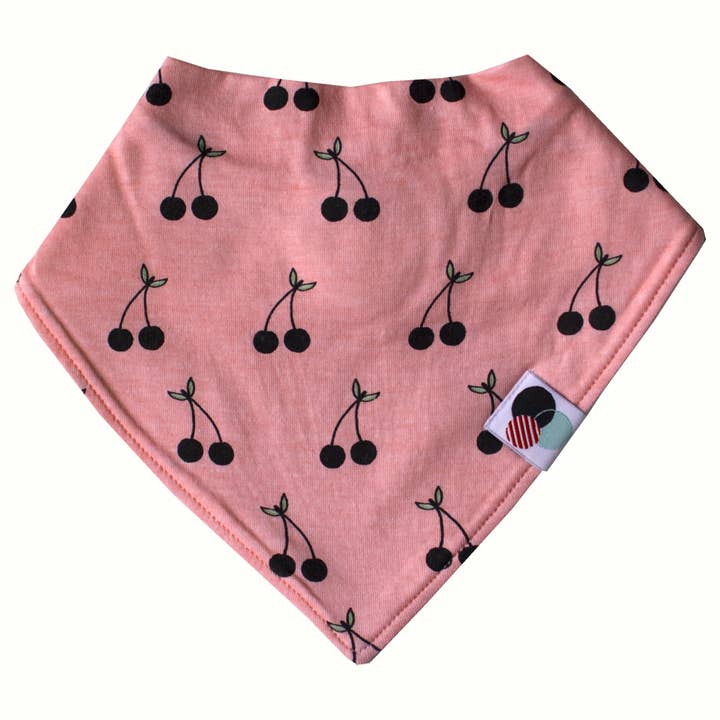 CHERRY Muster | Premium Baby Bandana Lätzchen für den Großhandel von Glossydots Baby