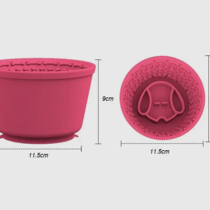 Les Chiens D’abord Hundeschüssel aus Silikon mit Saugnapf für den Großhandel von Les Chiens D’abord