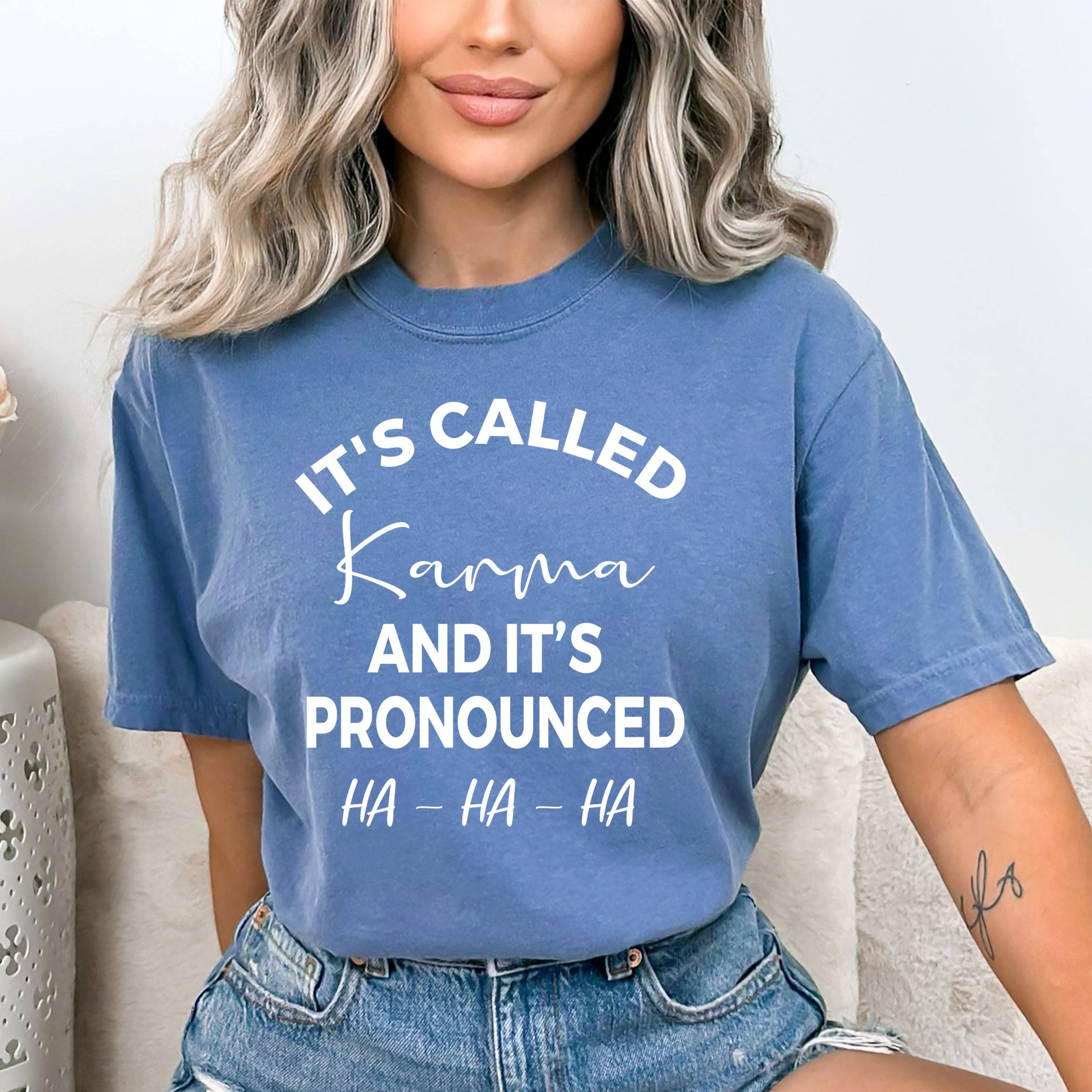 LA Shirt Company - Wholesale T-Shirt (Graphic) - Women's - It's Called Karma - Bella Canvas2