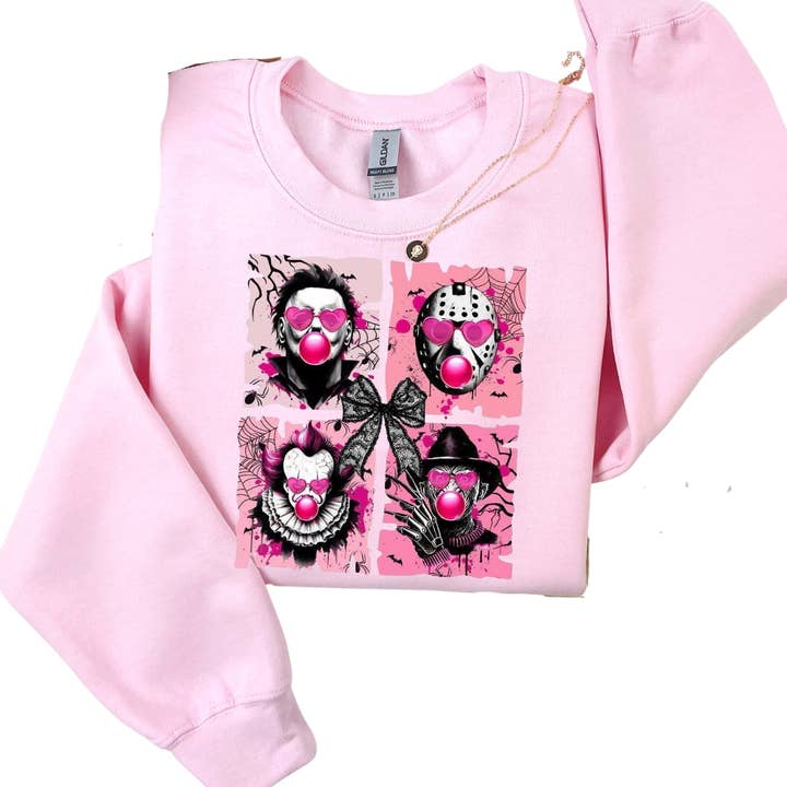 Sweatshirt à personnage effrayant pour la vente par The Jasper Boutique