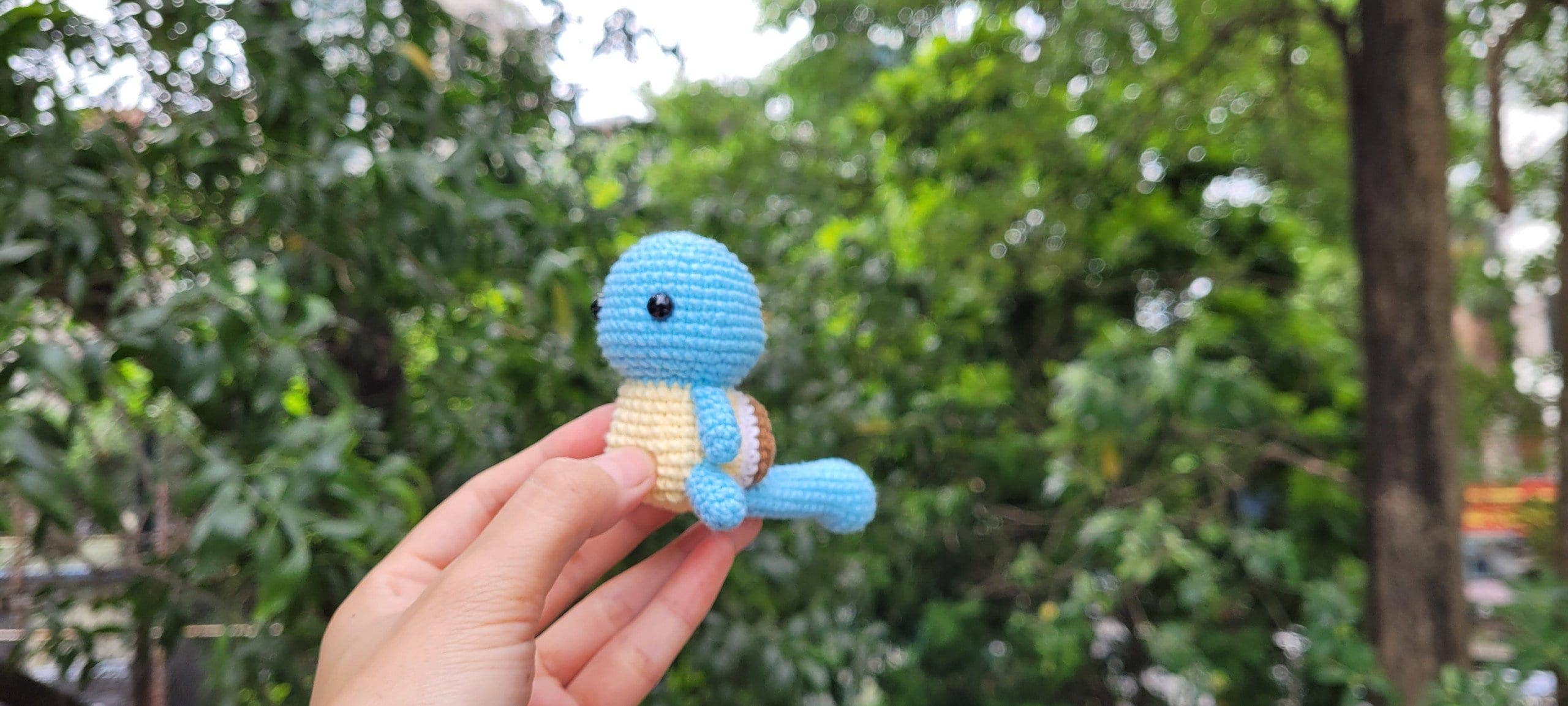 Anh2 LTD - Vente Peluche – enfant et bébé - Peluche Pikachu au crochet, mini porte-clés peluches3