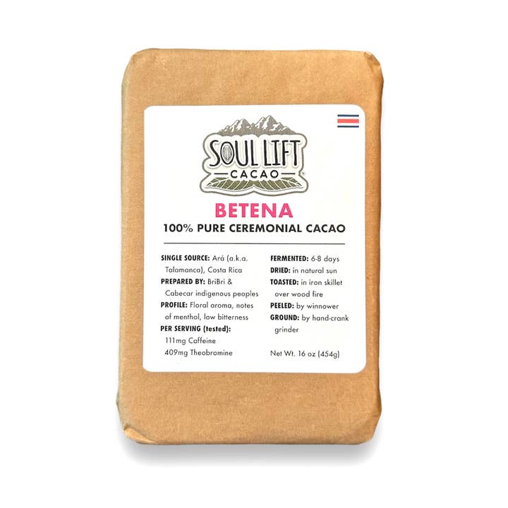 Betena 100% Pure Ceremoniële Cacaopasta uit Costa Rica voor wholesale door Soul Lift Cacao