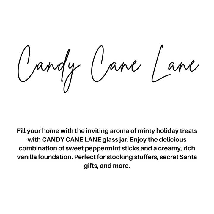 Hollowood Home and Candle - Wholesale Car Freshener - Unisex - CANDY CANE LANE | HOLIDAY | CAR DIFFUSER
