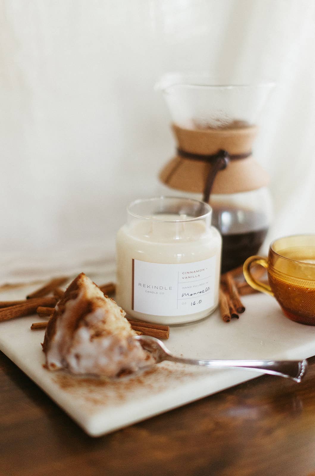 Rekindle Candle Co – Großhandel Kerze im Glas / gefüllte Kerze – Cinnamon + Soja-Kerze aus Baumwolle5