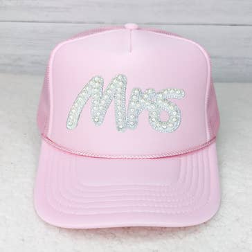 MRS Pearl Sparkle HAT/POCKET HEAT PRESS Patch for wholesale by Trendy Transfers