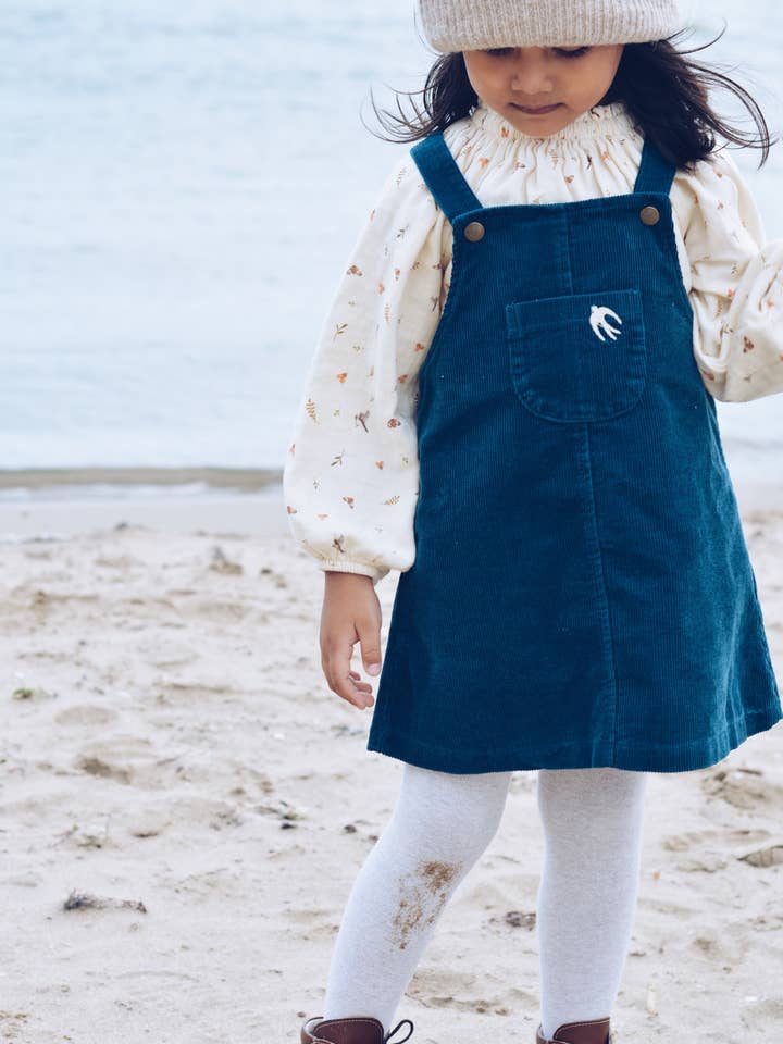 Eli & Nev - Wholesale T-Shirt - Kids - Baby / Girl Bird & Flower Pattern Muslin Blouse 100% Cotton
