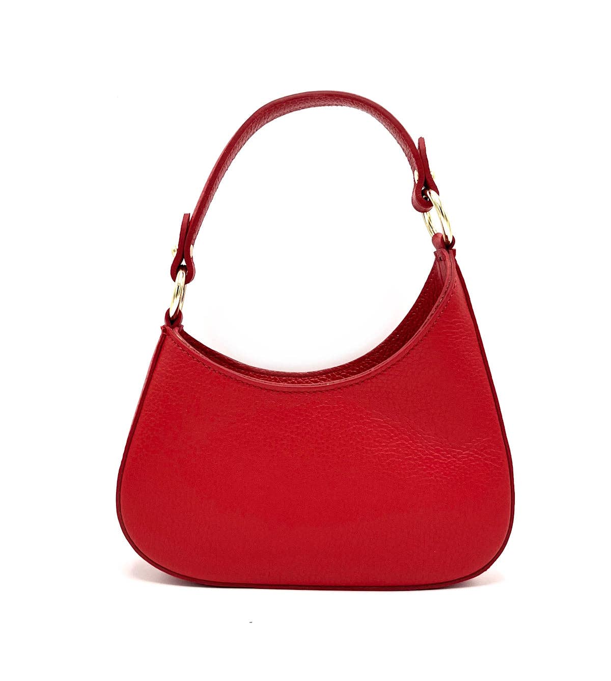 Suie Valentini srl - Venta al por mayor Bolso con correa - Mujer - Mini bolso de hombro de cuero genuino, hecho en Italia, art.1124236