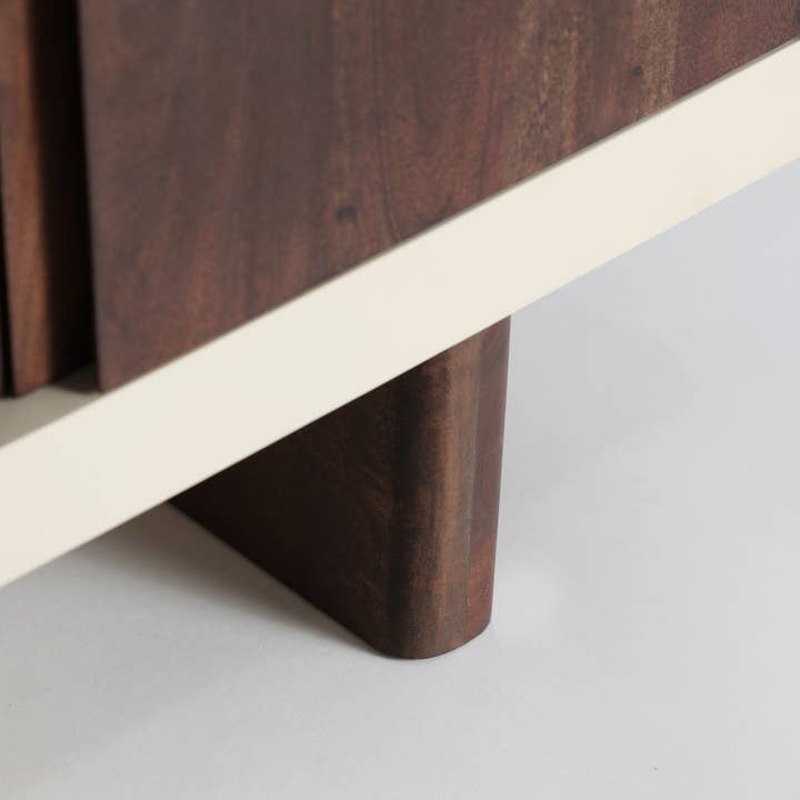 Kodu - Wholesale Sideboard - Acacia wood sideboard in off-white, 160x406