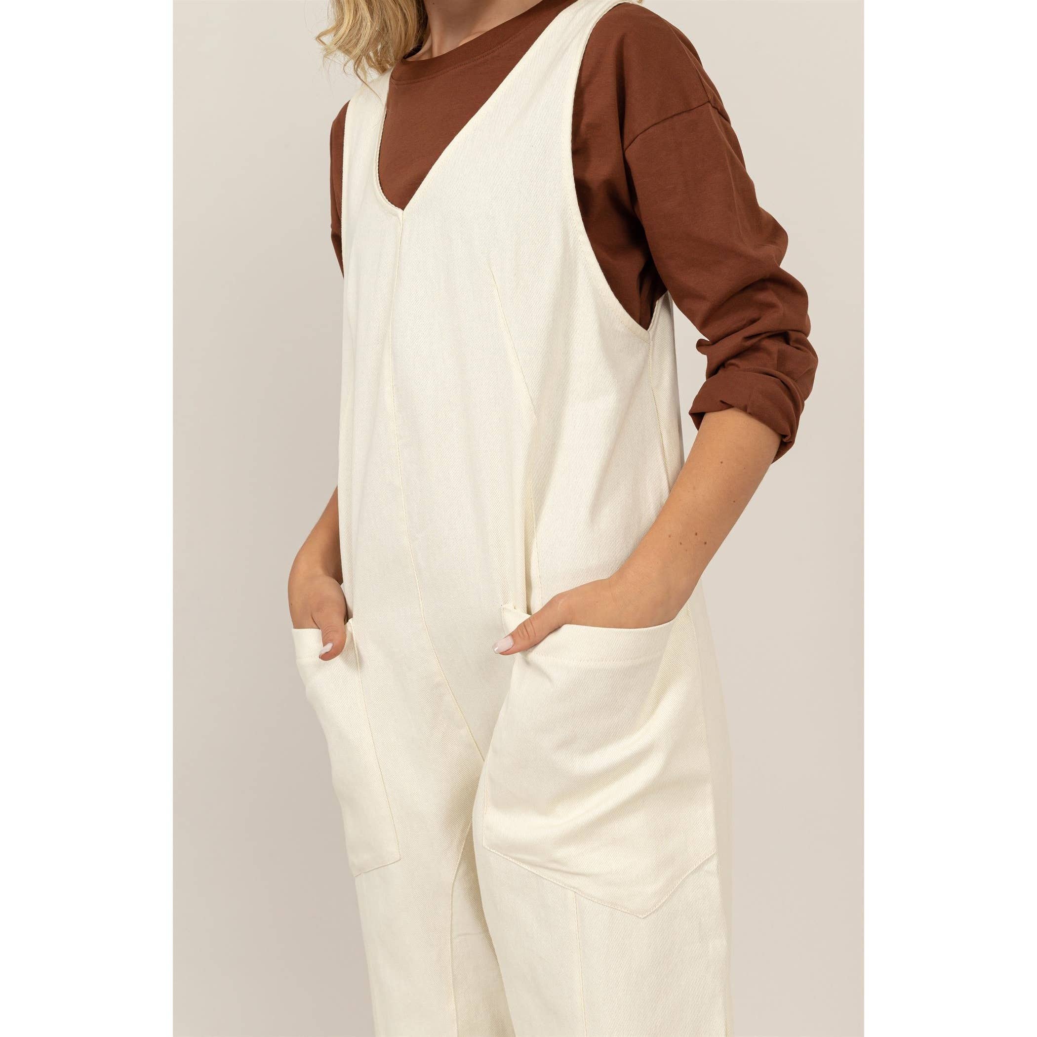 Double Zero - Vente Combinaison – femme - Combinaison décontractée avec poches plaquées16