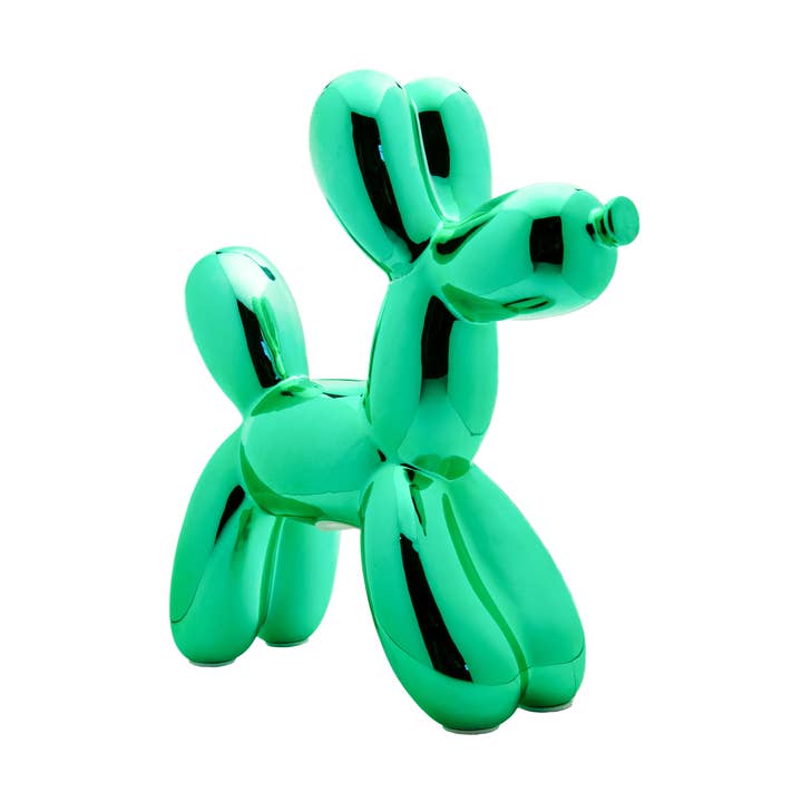 Blaublaues Keramik-Sparschwein für Hunde, 30,5 cm hoch für den Großhandel von Interior Illusions Plus