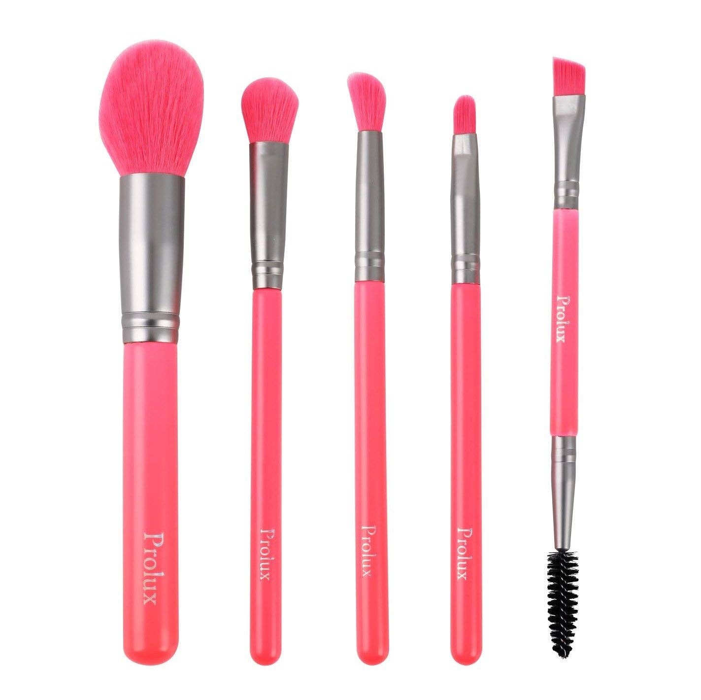 VIAI Beauty - Wholesale Makeup Brush Set - Deluxe 5 Piece Neon Brush Set8