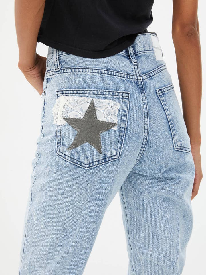 Unemployed Denim – Großhandel Jeans – Damen – Spitzen-Stern-Jean