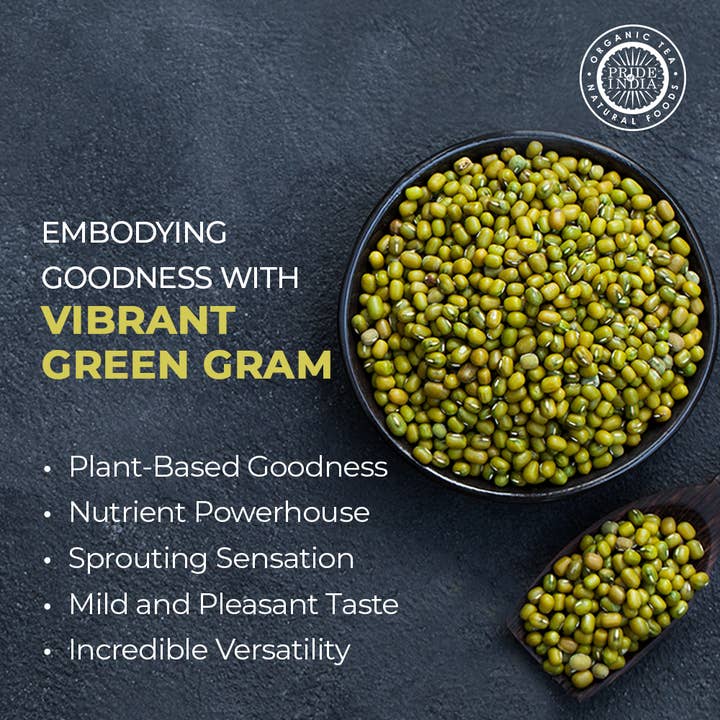 PRIDE INDIA BRANDS - Wholesale Beans - Whole Green Mung Beans5