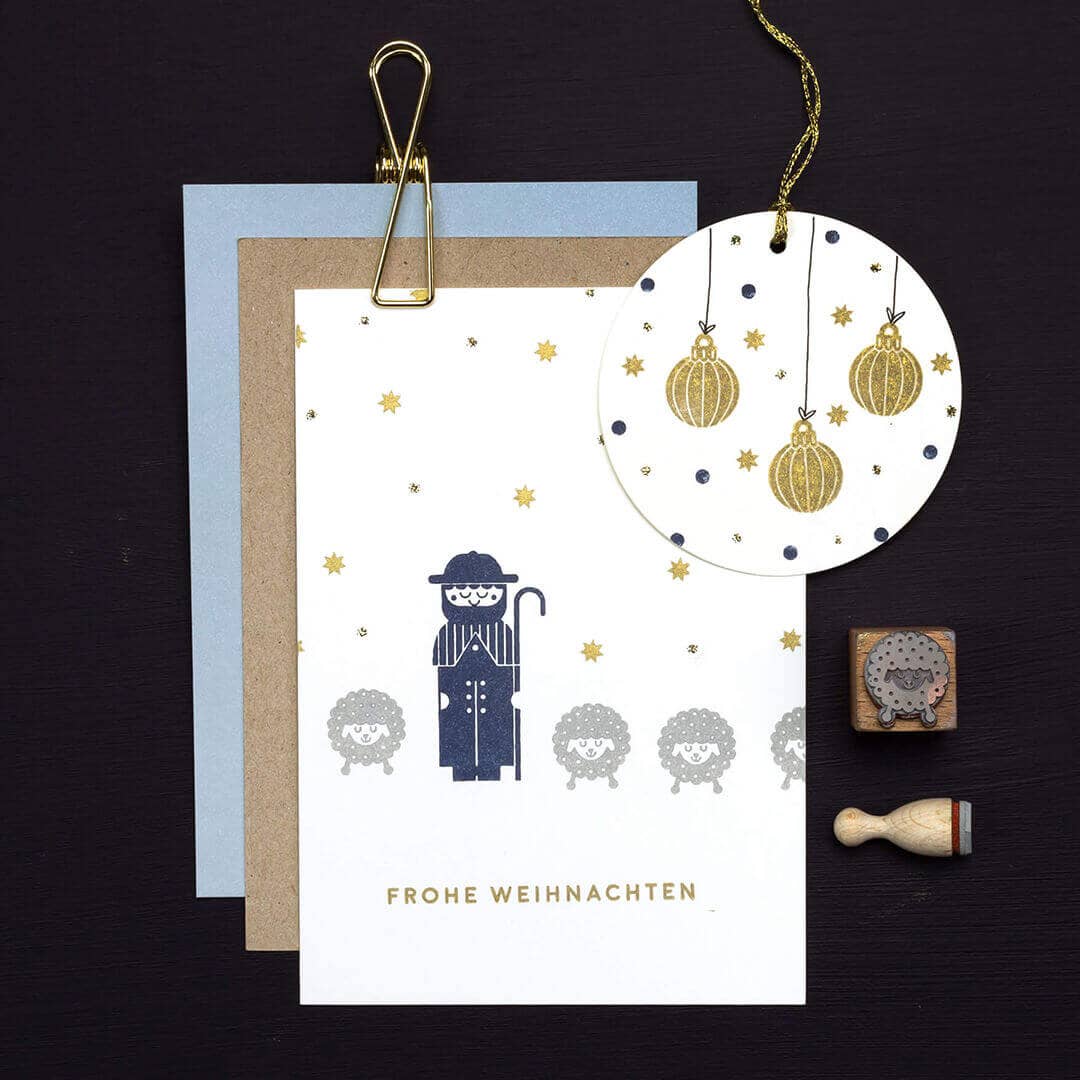 Perlenfischer - Wholesale Rubber/Decorative Stamp - 12x Stamp | Ball Stripes1