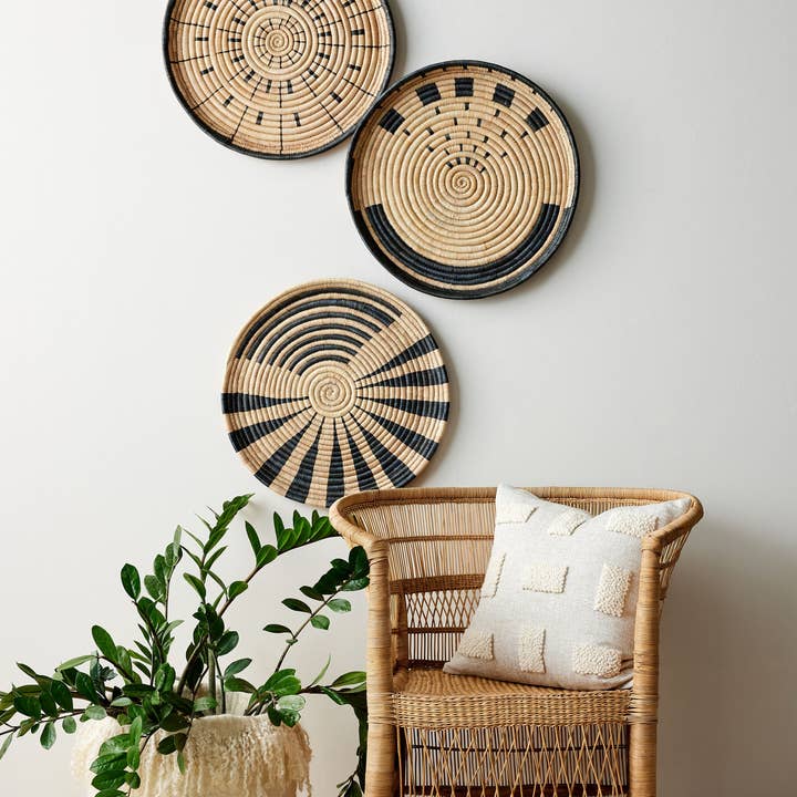 kanju Interiors - Wholesale Wall Accent - Zulo Woven Wall Disc1