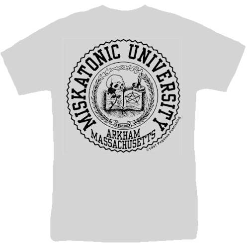 Miskatonic University Seal T-shirt för wholesale av Pegasus Publishing